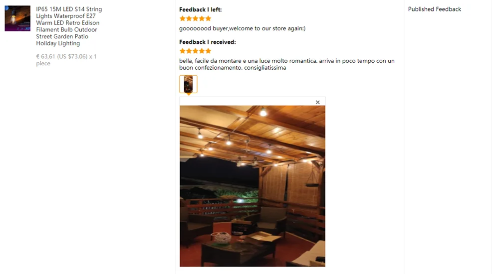 IP65 Kommerzielle Qualität 15M Party Lichter Outdoor S14 LED Lichterketten Für Terrasse Hinterhof Veranda Cafe Bar Weihnachten hochzeit Lichter – Detail 34