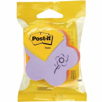 

Post it®654 flower adhesive notes, 70x70mm, assorted colors, 225 sheets
