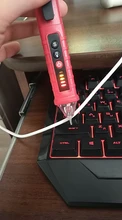 VD802 comprobador de corriente	probador de voltaje voltage meter Detector de voltaje de CA sin contacto medidor probador 12 V-1000 v estilo de pluma indicador eléctrico LED salida tensión de Dectetor Sensor con
