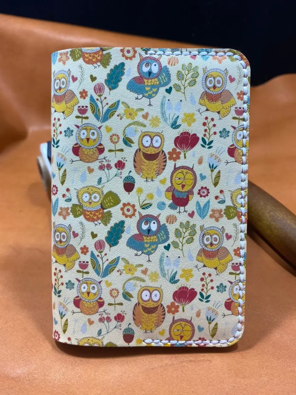 Passport cover genuine leather 