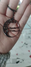 Auxauxme personalizada Birthstone árbol de llaveros de la vida de acero inoxidable miembro de la familia llavero de árbol regalos de cumpleaños para mamá y papá