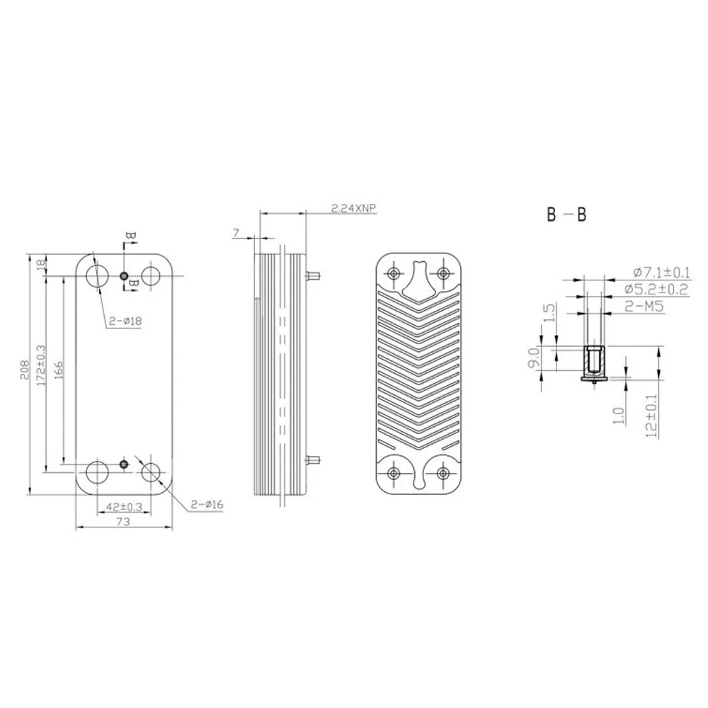 Замена теплообменника котла для Ariston, Demrad, Protherm-17B2071606