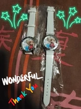 Reloj de moda niños dibujos animados Relojes princesa Elsa Relojes de Anna de cuarzo reloj de los niños reloj niño niña regalo horas Relojes reloj