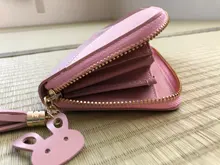 Carteras geométricas de lujo para mujer, monederos de cuero con cremallera, diseño de borla, billetera larga, monedero, tarjetero