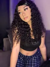 13x4 rizado profundo transparente frente de encaje pelucas de cabello humano rizado brasileño pelucas de cabello humano Pre arrancado Peluca de encaje onda profunda peluca