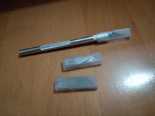 ESPLB-cuchillas para manualidades de Metal antideslizantes, cortador de bisturí, grabado, manualidades, escultura, cuchillo de reparación de PCB, 18 unidades