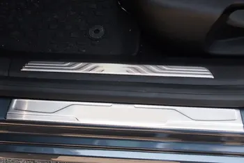 

Renault Megane 4 Chrome Interior Door Sill P. Steel 2016 After