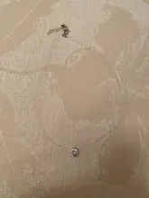 Collar de hilo de pescar transparente para mujer, cadena Invisible de Color plateado, gargantilla de diamantes de imitación para mujer