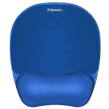 

Mousepad wrist rest Fellowes-gel wrist rest crystal-polyurethane cover-blue color