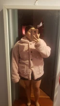 Ins-chaqueta lisa de oso de peluche para mujer, abrigo grueso de invierno, prendas de vestir cálidas, lana de oveja suelta, abrigos de piel sintética