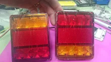 Tail-Light Trailer-Truck Rear-Parts Lamps-Pair Car Led Waterproof 12V 8 for IP65 2pcs