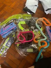 Dog-Collar Dog-Harness-Vest Walking-Leash Leash-Polka-Dot Dogs Pet-Produts Adjustbale