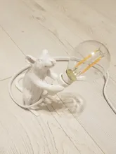 Table-Lamp Desk-Lights Mouse Postmodern Animal Seletti Home-Decor Resin Small Mini Cute