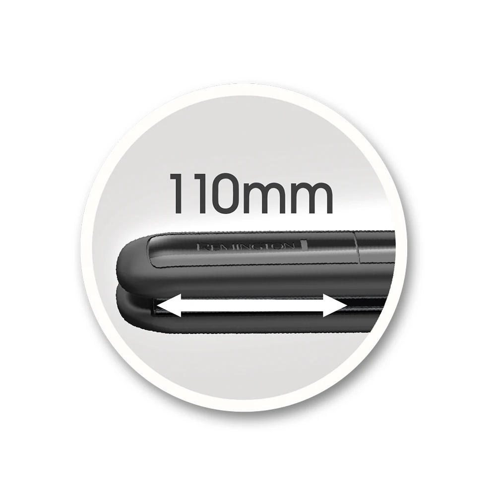 Remington Plancha de Pelo My Stylist S1A100 Cerámica, Placas Estrechas  Extralargas Flotantes de 110 mm, hasta 200 °C Negro|Planchas de pelo| -  AliExpress