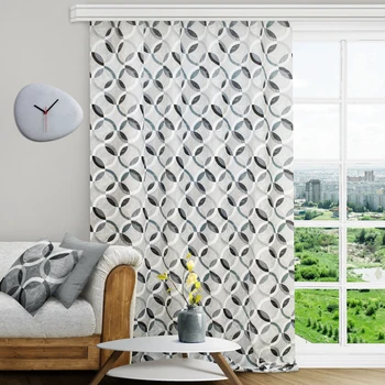 

Curtain pattern "Rhythm грэй" 708-1893/1, 180х270 cm, Cotton