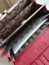 100%Genuine-Leather Wallet Coin-Purse Phone Long-Clutch Female High-Quality Women New-Brand