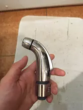 1 Pc Chrome ABS Toilet Handheld Bidet Sprayer Shattaf Cloth Diaper Enema Shower Head