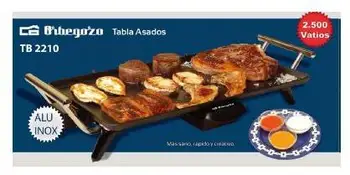 

ORBEGOZO IRON TB2210 ROAST 2500W 27 '5x49