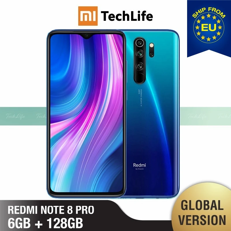 Global Version Xiaomi Redmi Note 8 Pro 128GB ROM 6GB RAM (Brand New / Sealed) note 8 pro, note8pro, note8 Smartphone Mobile