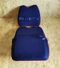 Cushion-Seat-Pillow Headrest Pillow-Neck-Memory Lumbar-Support Auto-Neck Breathable Cotton