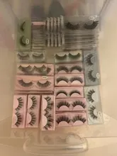 SEXYSHEEP-pestañas postizas 3D naturales, Kit de maquillaje, extensión de pestañas de visón, 8/20 pares, 15-20mm, venta al por mayor