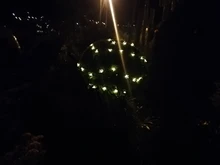 Fairy-Lights Peach-Flower Led-String Christmas-Decor Solar-Lamp Garden Outdoor 5m 22m