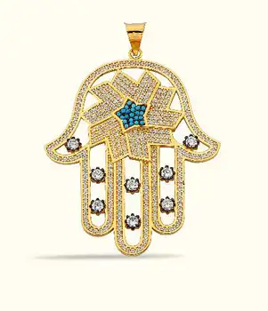 

Fatmanın Hand Gold Necklace Tip 02-395-B0003