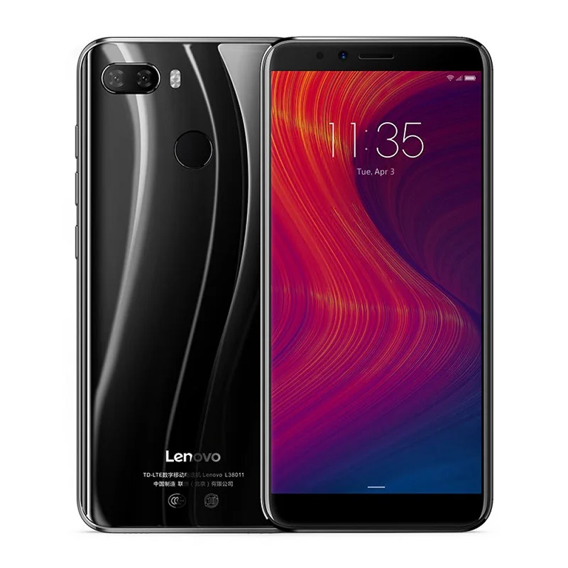 Lenovo K5 играть, 3 Гб оперативной памяти, 32 Гб встроенной памяти, Face ID 4G мобильный телефон 5,7 дюймов Восьмиядерный процессор Snapdragon сзади Камера 13MP+ 2MP Фронтальная камера 8MP смартфон - Цвет: BLACK