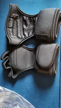 Guantes antideslizantes para gimnasio para hombre y mujer, 1 par, antigolpes, para entrenamiento de levantamiento de pesas, medio dedo, ciclismo de montaña