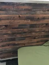 LUCKYYJ-papel tapiz de madera para habitaciones y objetos antiguos, papel de Contacto de vinilo autoadhesivo marrón, reacondicionamiento decorativo