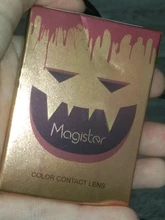 2 uds. De lentes de contacto de Color para Halloween, Cosplay de Anime, lentillas de ojos góticas, Manson de colores blanco, negro y rojo, lentes de contacto