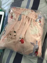 Women's Dresses Chic Lady Kawaii Ulzzang Strawberry Rabbit Cute Strap Dress Female Ins