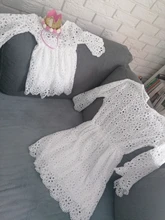 Ropa a juego para madre e hija, vestidos de encaje Floral para niña pequeña, minivestido de fiesta para madre e hija