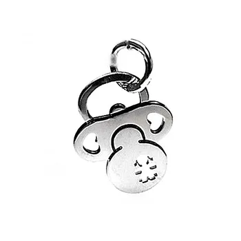 

Pendant 925 Sterling silver m pacifier girl openwork [AB1483]