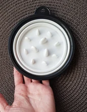 Tazón de comida lenta para perros, cuencos plegables de silicona para mascotas, tazón portátil de viaje para perros, plato de desarrollo interesante, 1000ML