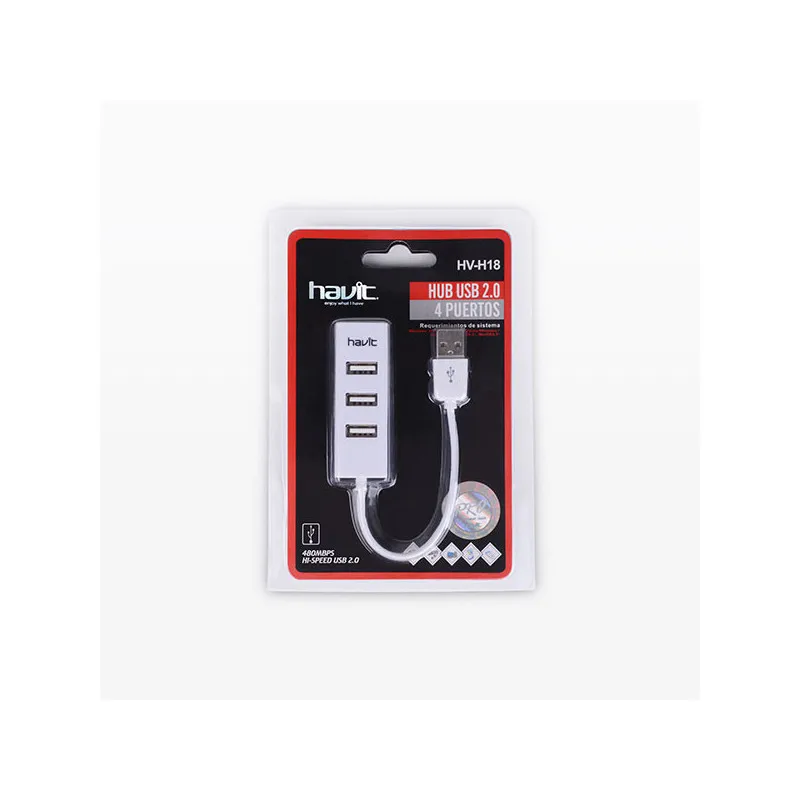 USB HUB 4 PORTS HAVIT HV-H18