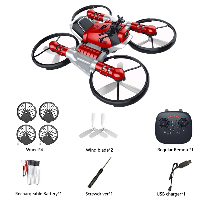 quadcopter rc mini drone 720P MINI Drone Land and Air Mode Can Be Switched Profesional Quadcopter Foldable Real-time transmission RC Drone Kid Toy GIft world tech toys prowler spy drone camera remote control quadcopter RC Quadcopter