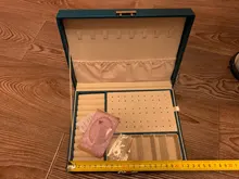 Joyero de cuero de alta capacidad para mujer, organizador de joyas de viaje, multifunción, collar, pendientes, caja de almacenamiento de anillo, regalos para mujer