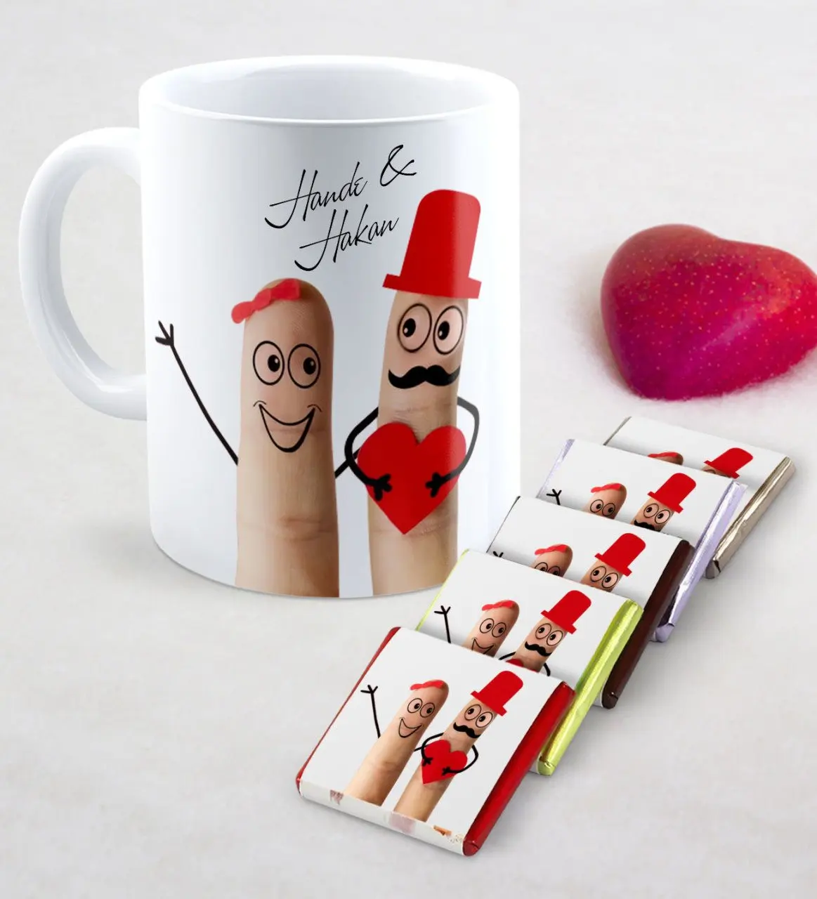 

Personalized Valentine 'S Day Themed Mug and If You Would Chocolate Set-85