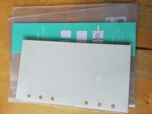 A5 A6 A7 de papel de impresión sin madera planificador páginas para Filofax oficina cuaderno espiral de papeles Binder página interior