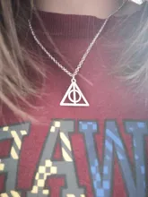 Collar con colgante de Plata de Ley de 22x21mm para hombre y mujer, Gargantilla con colgante de Color plateado