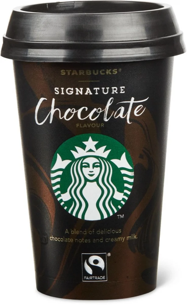 Starbucks Bebida de leche, chocolate con sabor a chocolate, 220 ml