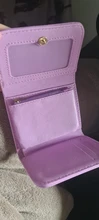 Cartera pequeña con broche para mujer, monedero pequeño, billetera de corona para tarjeta de mujer, Mini bolso de mano