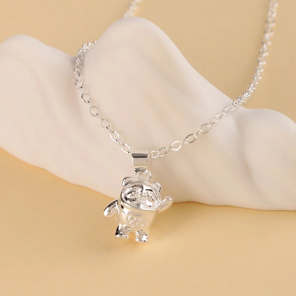2022 Hot Beijing Winter Pattern Panda Sterling Silver Necklace S925 Necklace Cute and Fashion Hot for Lovers Women