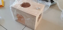Toy Hamster Wooden Chinchilla-Chalet House Small Animal Nest 23--16--16cm Pet-Products