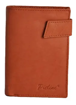 

Pielini-men's wallet in mod 5 calf leather, with outer clasp, multiple departments and purse, tan