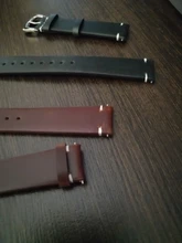 Correa de cuero genuino para reloj de negocios, correa de cuero de vaca de decoloración oleosa de cera de aceite, de alta calidad, 18, 20, 22 y 24mm