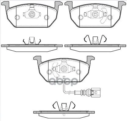 1601 01_колодки Дисковые Передние! Seat Leon, Skoda Octavia, Vw Golf 1.2/1.6tsi/Tdi 12 Remsa 160101 Remsa арт. 160101