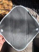 Toalla de bambú lavable para mujer, compresas reutilizables higiénicas de alto tiempo, toallas suaves de flujo de carbón vegetal