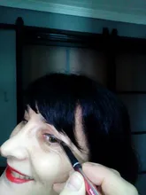 Delineador de ojos líquido negro para mujer, delineador profesional de larga duración, resistente al agua, de secado rápido, lápiz, herramientas de belleza, 1 ud.